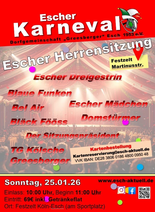 26.01.2026 · Escher Herrensitzung 2026